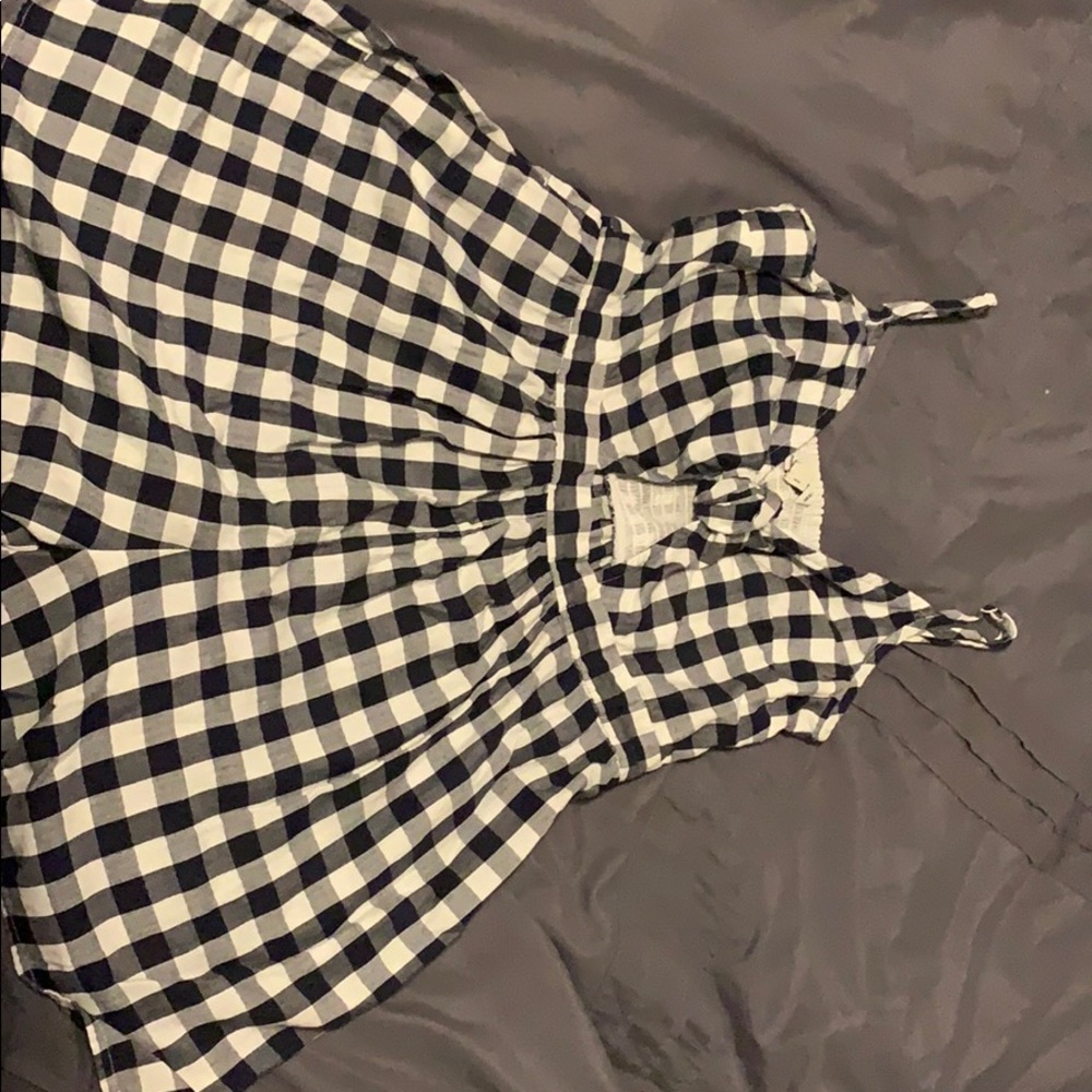 American eagle plaid romper